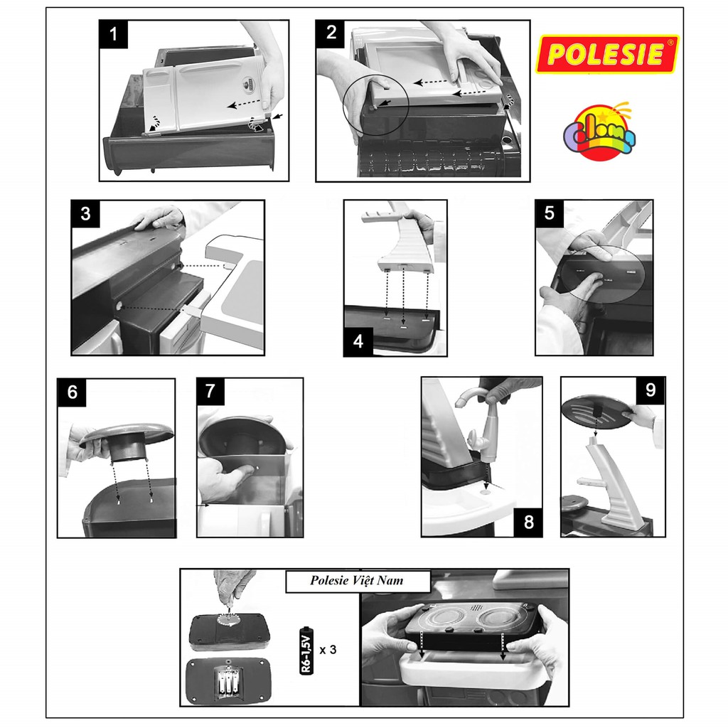 Bộ đồ chơi nhà bếp Laura – Polesie Toys