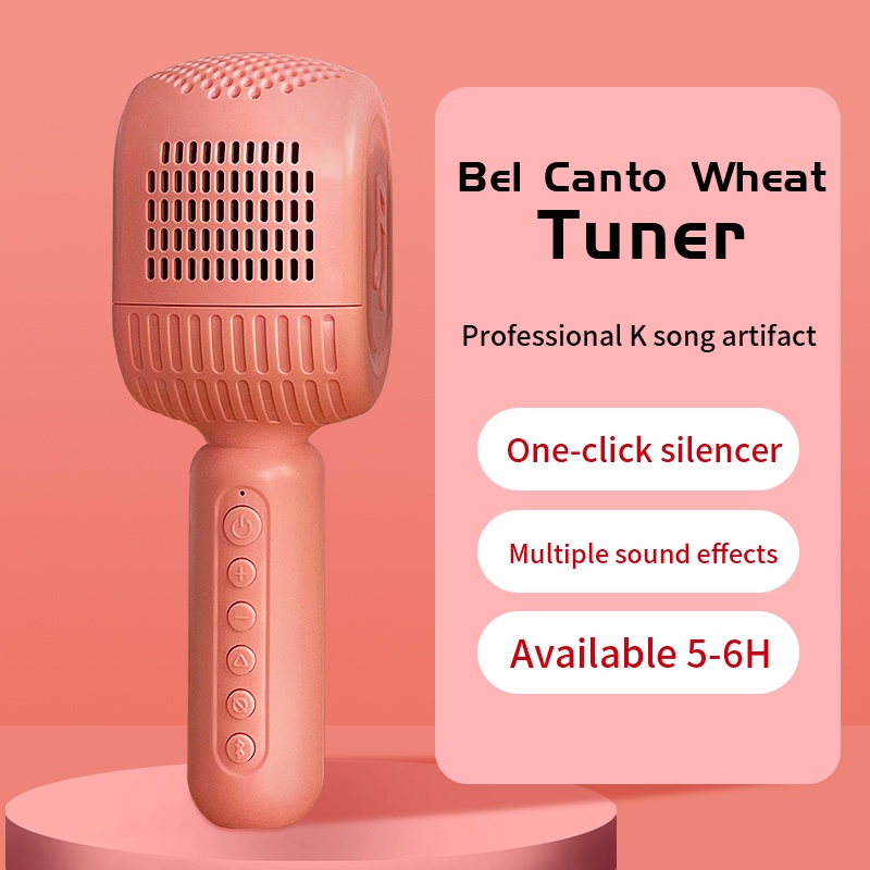 Micro Tích Hợp Loa Bluetooth Không Dây Cho Hát Karaoke KTV Mikrofon