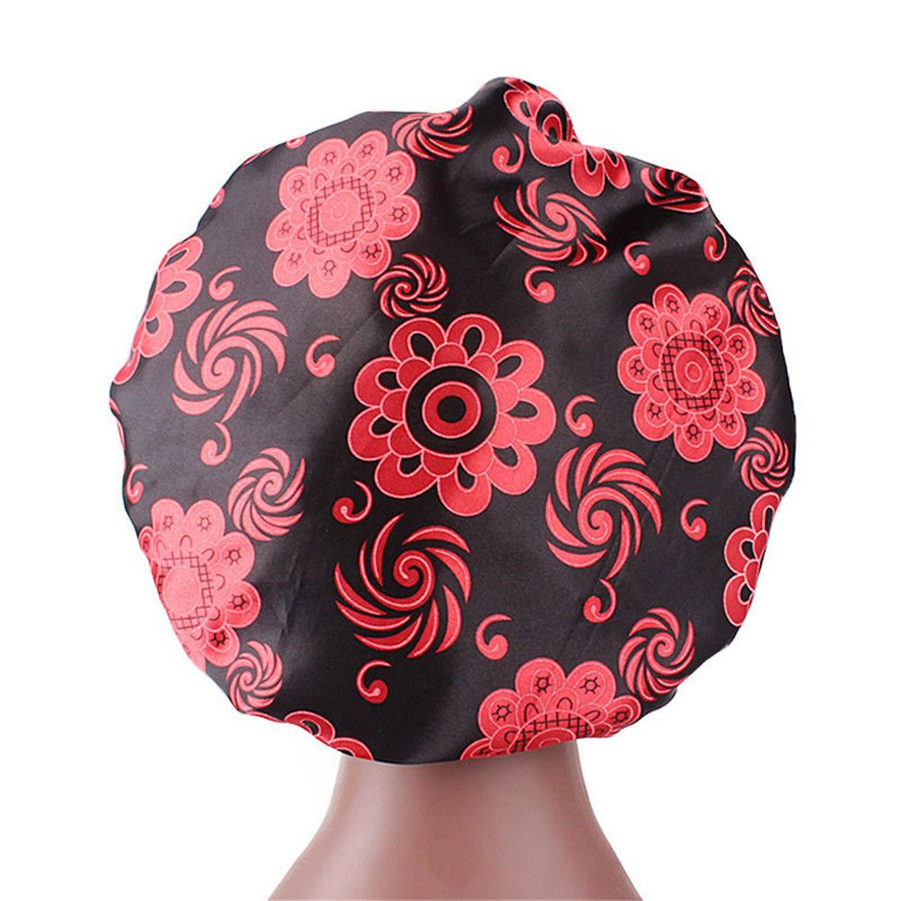 Mũ Trùm Đầu Khi Ngủ Chất Liệu Satin Co Giãn Giúp Chống Rụng Tóc Ốp