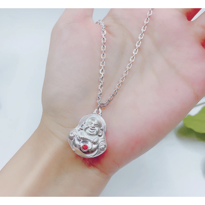 Dây chuyền mặt phật bạc cho bé , dây chuyền cho bé , vòng cổ cho bé - Trang Sức Bạc 999