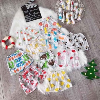 Quần cotton giấy cộc cho bé
