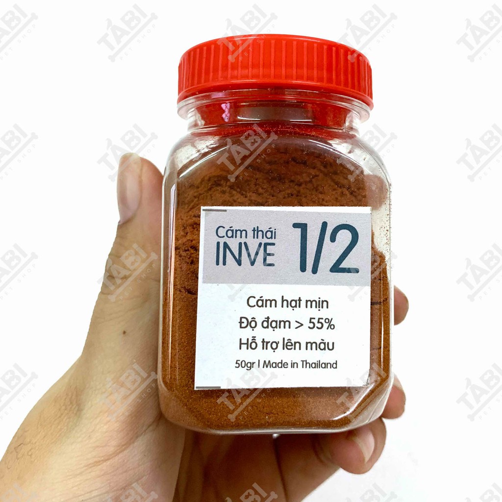 50g Thức Ăn Cá Cám Thái Inve 1/2 Cho Cá Beta, Guppy, Vàng... Mới Nở, Thức Ăn Cá Bột [INVE]