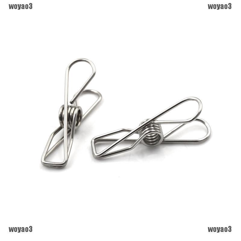 Set 10 Chiếc Quần Áo Bằng Thép Không Gỉ