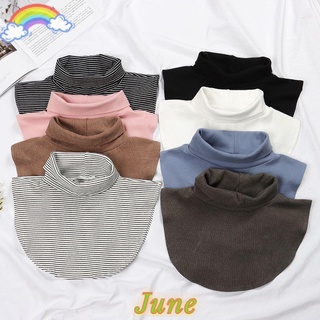 Khăn Choàng Cổ Dệt Kim Màu Trơn Chống Gió Thời Trang Thu Đông Cho Nữ