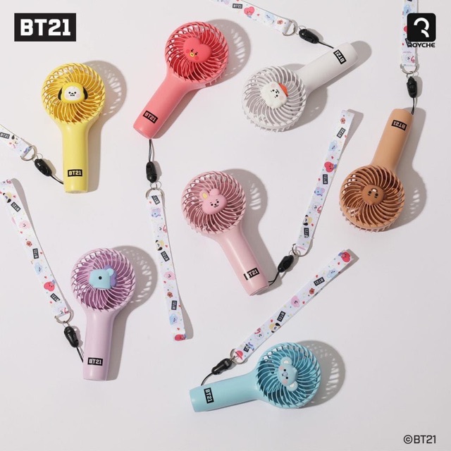 Handy Fan BT21 mini - Quạt BT21 hàng Official