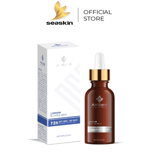 Serum chấm Mụn Ambere đẩy mụn ẩn xẹp mụn giảm xưng đỏ không gây kích ứng 15ml