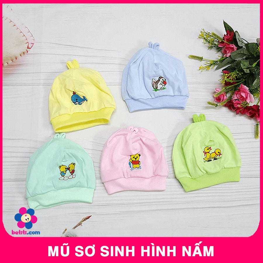 Mũ Sơ Sinh Hình Nấm Cho Bé Sơ Sinh Dưới 6kg - SP000636