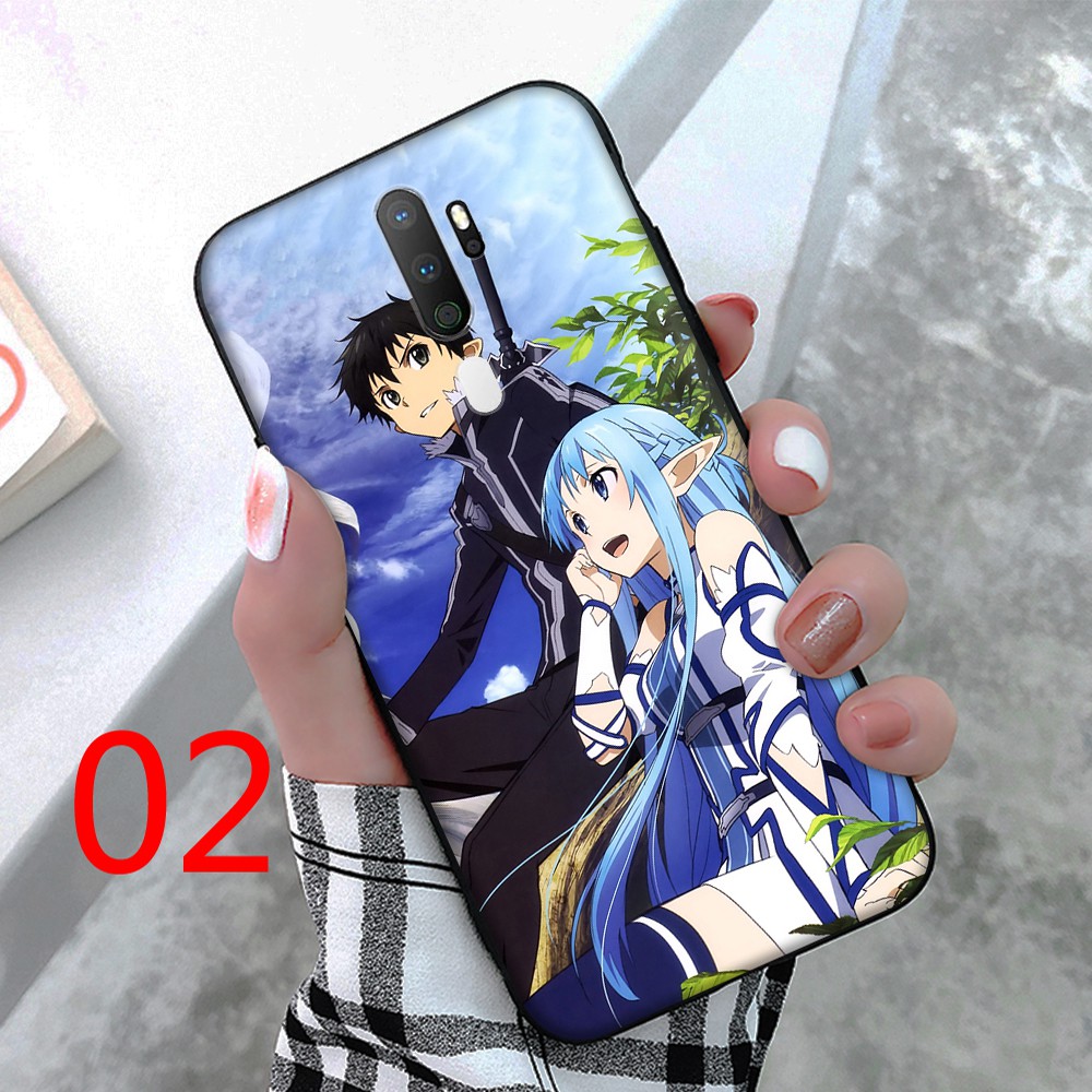 Ốp Lưng Silicone In Hình Sword Art Online Cho Motorola Moto G9 Power G 5g Plus E7 Play 1 + 5t 6t 7t