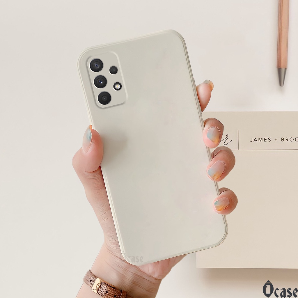 Ốp lưng Samsung S20 FE in hình gấu cạnh viền vuông có bảo vệ camera