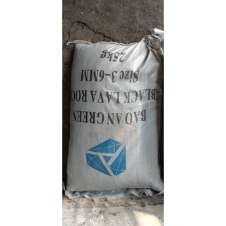 Đá nham thạch Lava Đỏ/Đen 3-6mm (Gói 400GR)