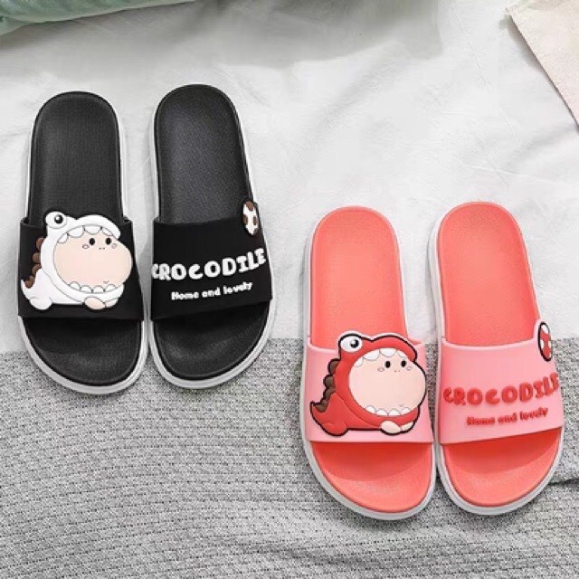 Dép Quai Ngang UNISEX Crocodile Chất Liệu Cao Su Siêu Êm