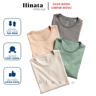 Áo Thun Nữ Trơn Cổ Tròn - 100 Cotton Cao Cấp Hàng Hiệu Đẹp Thoáng Mát Tay Ngắn