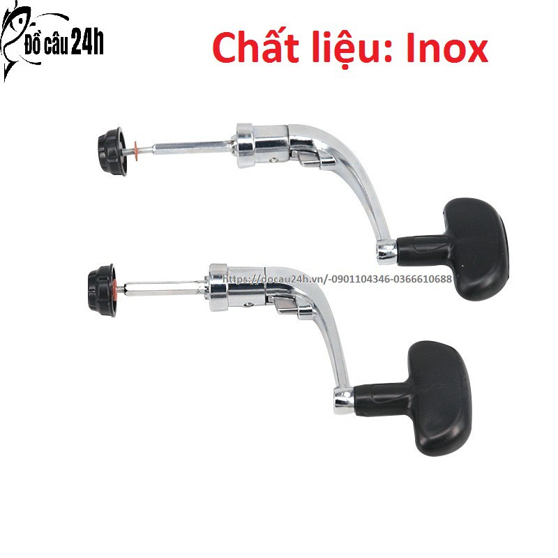 Tay Quay Máy Câu Cá Chất Liệu Inox Siêu Chắc Chắn