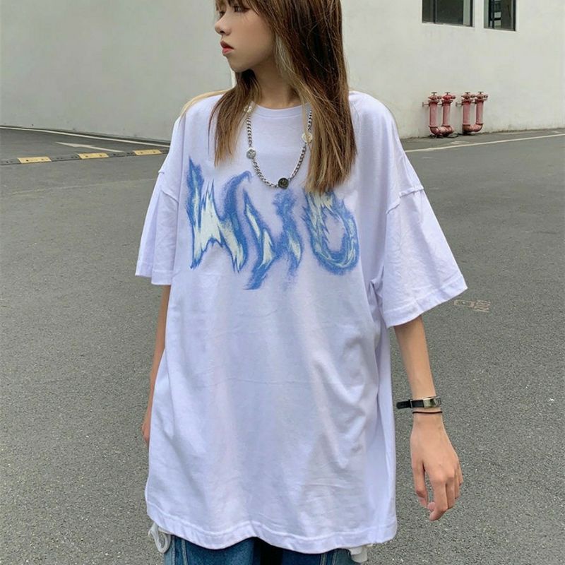 Áo thun tay lỡ nam nữ, áo phông unisex form rộng chất cotton mát mịn thấm hút mồ hôi in hình WHO | BigBuy360 - bigbuy360.vn