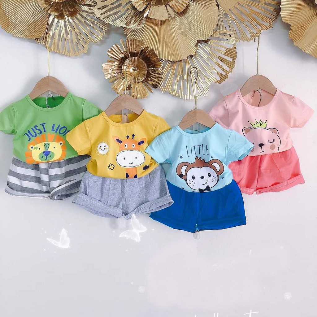 Đồ bộ hình thú cute cho bé (HN 669)