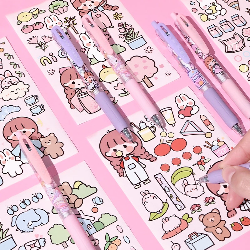 Sticker Bút Dao Rọc Giấy  Dao Rọc Giấy Dạng Bút  Dao Rọc Giấy Mini Dụng Cụ Học Tập Dễ Thương Dao Rọc Giấy Dạng Bút