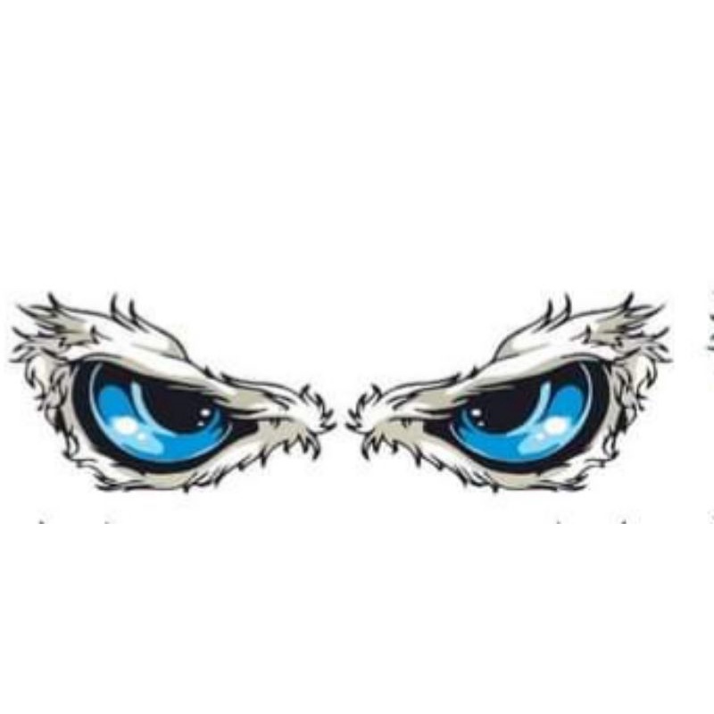 TEM MẮT CÚ ĐỦ MÀU DÁN TRANG TRÍ XE TẢI, XE Ô TÔ