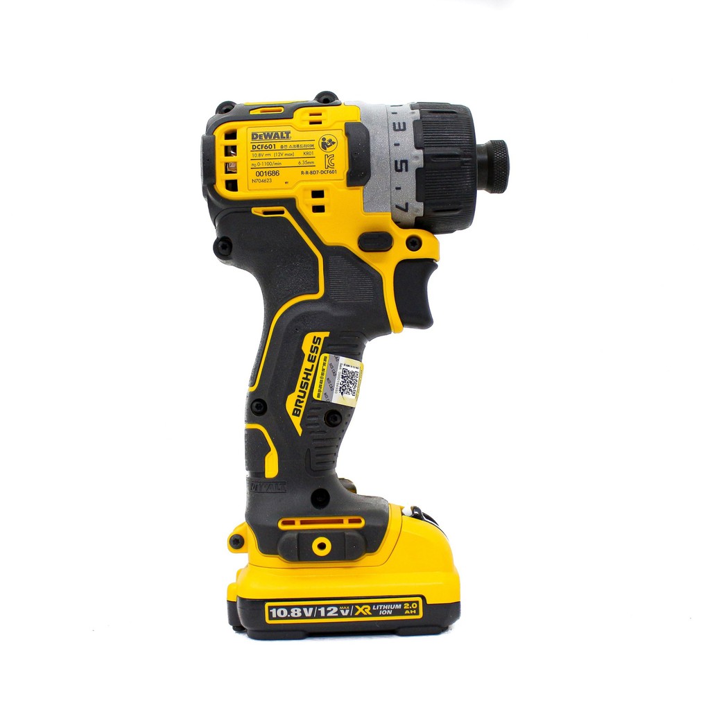 Combo Máy vặn vít cầm tay Dewalt DCF601D2-KR 12V/BL và Mũi vặn vít Stanley 68-075-23 bộ 36P