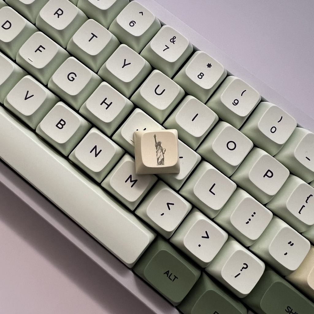 Bộ keycap pbt xda Matcha 124 phím nút bàn phím cơ - Kicap