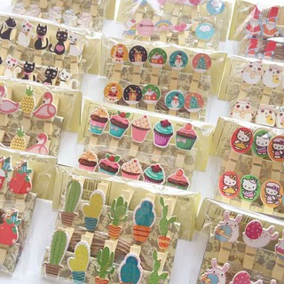 Bộ 10 Kẹp Gỗ Treo Ảnh Hình Cute Tặng Kèm Dây Treo Ảnh Trang Trí Dễ Thương phần 2