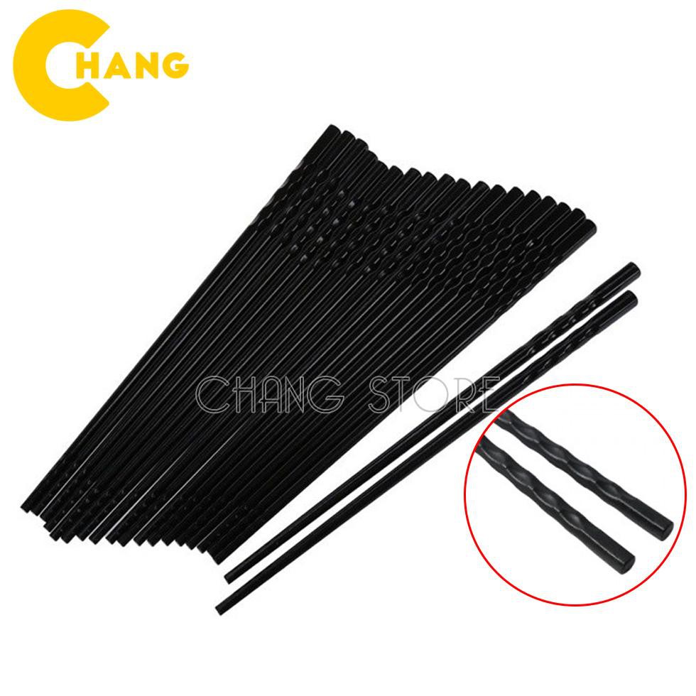 Bộ 10 Đôi Đũa Nhựa Xoắn Dài 22.6Cm - Không Nấm Mốc,Chịu Nhiệt Cực Tốt, Tiện Lợi Cho Mọi Nhà