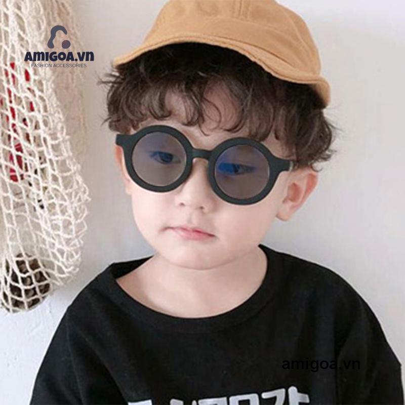 ✨✨Kính Râm Trẻ Em Tròn Mờ Thích Hợp Cho Bé 1-8 Tuổi