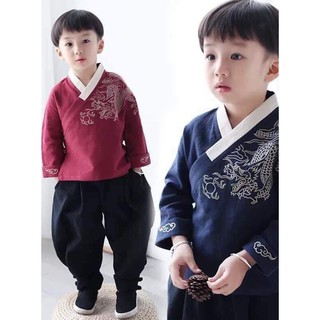 Rập giấy TC002 - Hanbok Cách tân Bé trai