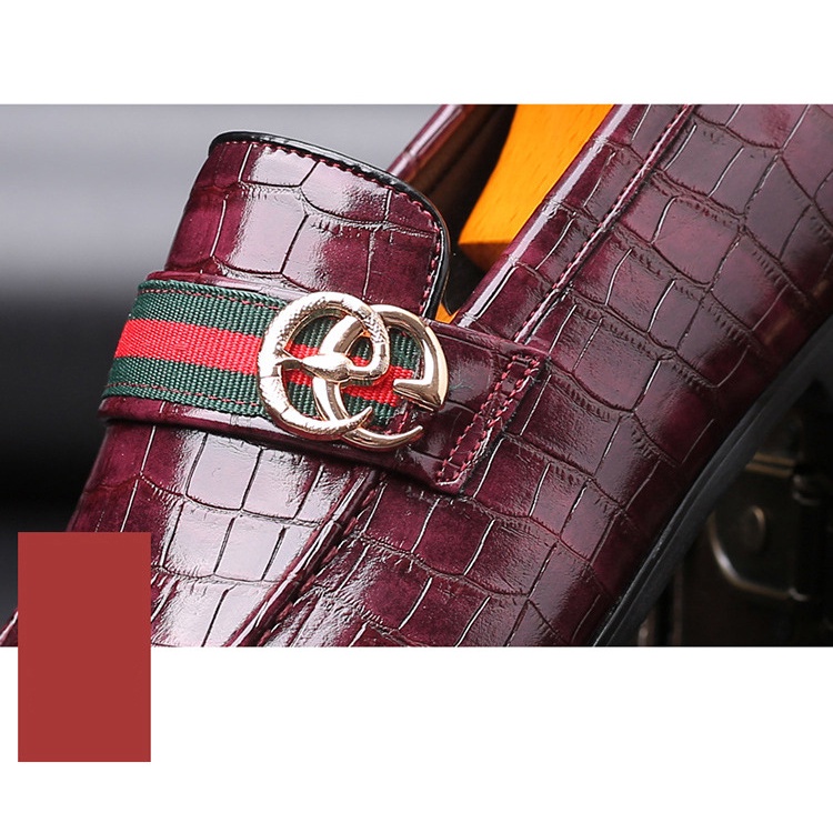 Giày Da Nam Mũi Nhọn Phong Cách Doanh Nhân Size 38-48