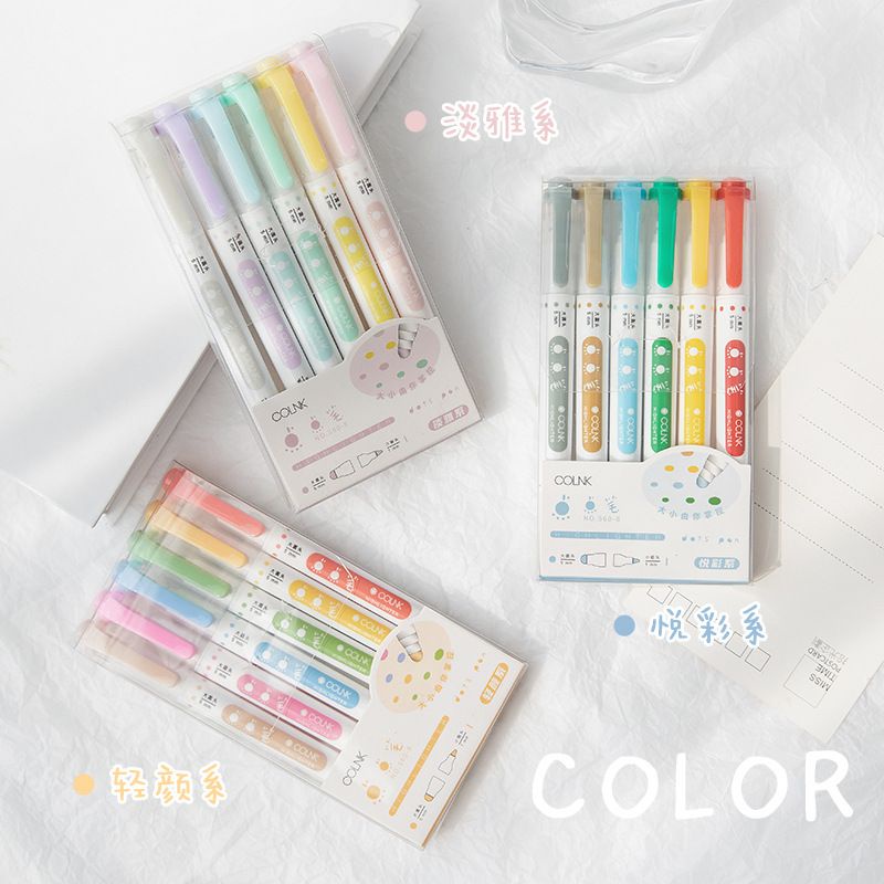 SET 6 BÚT CHẤM TRÒN COLNK DOT PEN