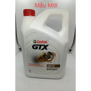 Dầu nhớt động cơ cao cấp dành cho ô tô Castrol GTX 20W-50 4Lít