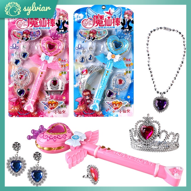 Set 5 Gậy Phép Thuật Có Đèn Phát Sáng Thời Trang Cho Bé