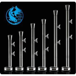 Dụng cho cho tép ăn bằng thủy tinh gồm ống thuỷ tinh, chén tép