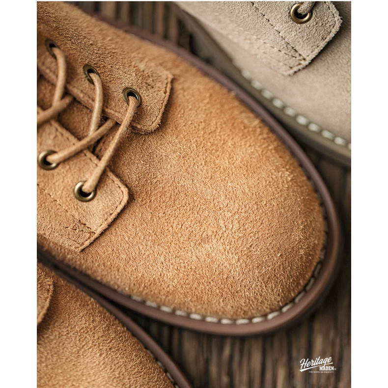 Giày công sở MADEN da lộn cổ thấp mẫu 2022 phong cách doanh nhân thời trang mùa hè mới dành cho nam