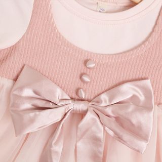 Váy thu đông giả yếm cho bé