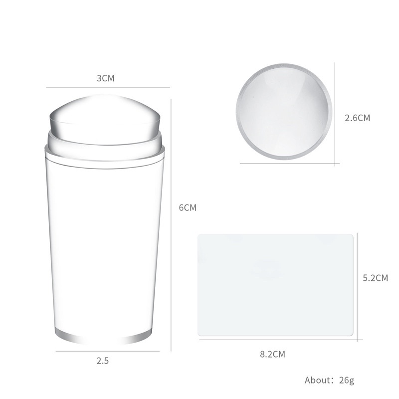 Con dấu silicon in móng tay