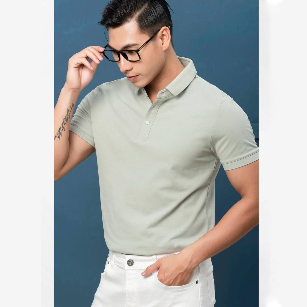 [SALE 50%] Áo thun nam ngắn tay POLO - Áo có cổ vải cotton co dãn cao cấp, thấm hút mồ hôi - không phai màu xù lông