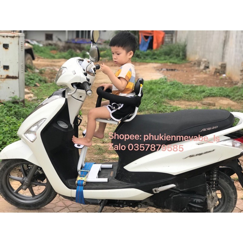 VC02-Ghế ngồi xe máy điện, xe máy, vespa lx vững chắc (yên kêu chít chít)