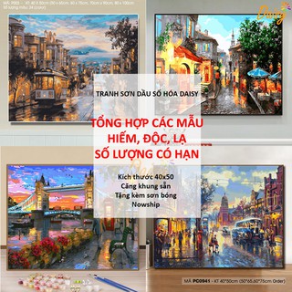 【HOT】 Tranh Số Hóa Tự Tô Màu DAISY Tổng Hợp Các Mẫu Hot, Đẹp, Lạ, Số Lượng Có Hạn !!!