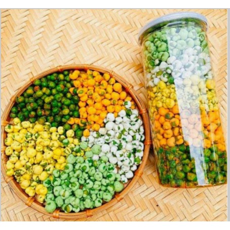 ( có video )đậu hà lan mix 5 vị _ tinhhoatrathaomoc