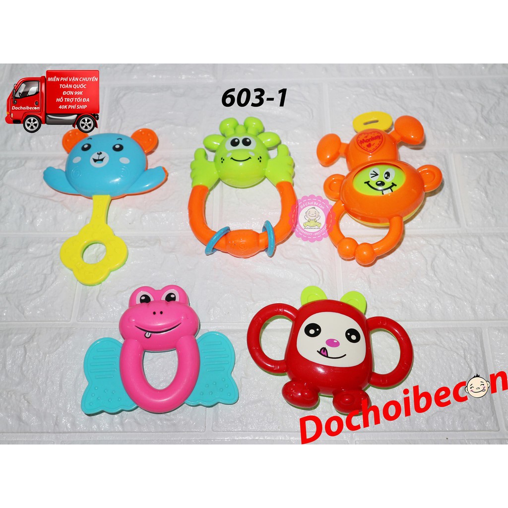 Lục lạc 5 món hình thú