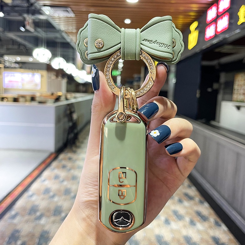 Vỏ Chìa Khóa Điều Khiển Từ Xa Cho Mazda 2 3 5 6 Atenza Axela Demio CX-4 CX-5 CX5 CX-3 CX7 CX-9 2015 2016 2017 2018 2019 MX-5 Atenza Mazda 3 Escala CX-30