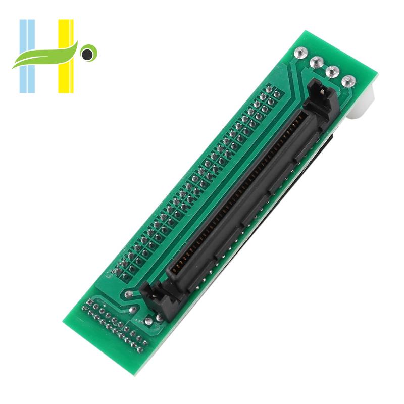 SCSI SCA 80 PIN to 50 PIN Converter Card Computer Hard Drive Adapter