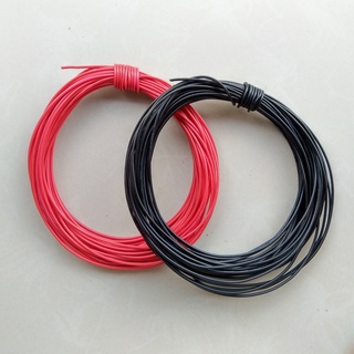 10m dây điện diy ul1007 24awg 2 màu đen, đỏ