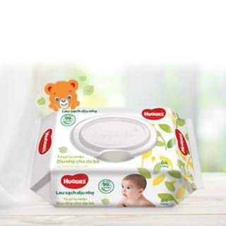 KHĂN ƯỚT HUGGIES 64 TỜ