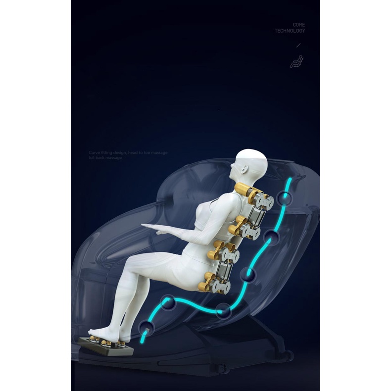 ghế massage đa năng toàn thân điện hoàn toàn tự động JK9 PRO  bảng điều khiển tiếng việt dễ sửa dụng