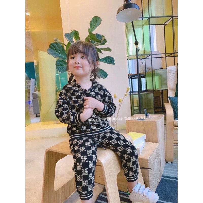 Bộ nỉ QC cho bé trai bé gái