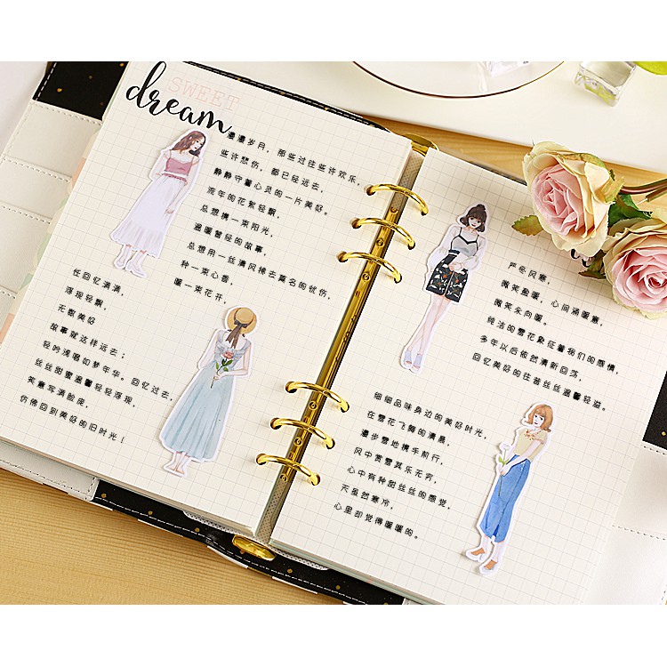 Handbook stickers literary freshness Mori girl diary diy stickers Handbook stickers Little sweet. Girl