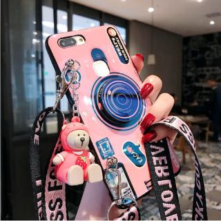 Ốp lưng dẻo hình camera có dây cho Oppo A5 2020,A9 2020,Realme X2,Realme XT,Realme 5,Realme 5 Pro,Realme ACE