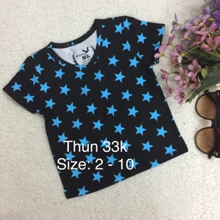 Áo thun trẻ em 8-34kg