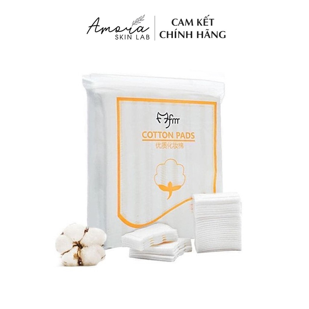 Bông Tẩy Trang 3 Lớp Cotton Pads 222 Miếng - Amora Skinlab